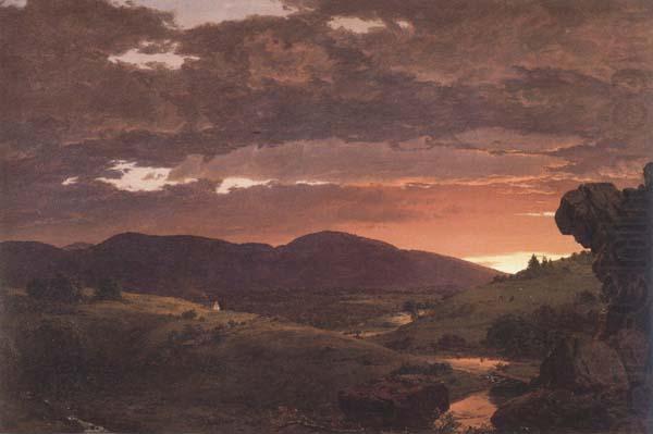 Twilight Short Arbiter Twixt Day and Night, Frederic E.Church